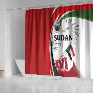 Happy Independence of Sudan Shower Curtain Soldiers Fight for Homeland - Victory is ours