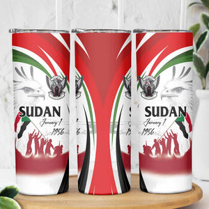 Happy Independence of Sudan Skinny Tumbler Soldiers Fight for Homeland - Victory is ours