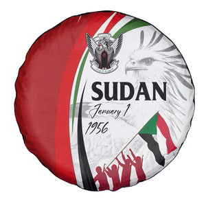 Happy Independence of Sudan Spare Tire Cover Soldiers Fight for Homeland - Victory is ours