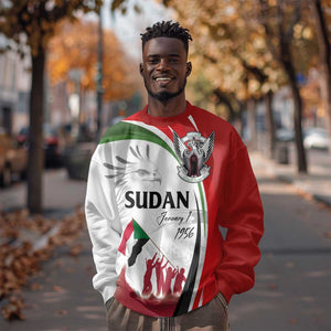 Happy Independence of Sudan Sweatshirt Soldiers Fight for Homeland - Victory is ours