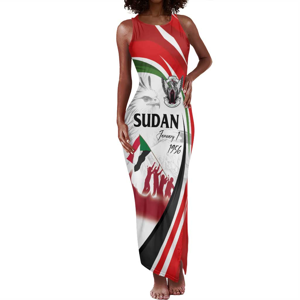 Happy Independence of Sudan Tank Maxi Dress Soldiers Fight for Homeland - Victory is ours