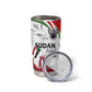Happy Independence of Sudan Tumbler Cup Soldiers Fight for Homeland - Victory is ours