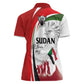 Happy Independence of Sudan Women Polo Shirt Soldiers Fight for Homeland - Victory is ours