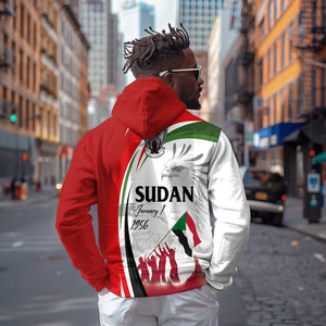 Happy Independence of Sudan Zip Hoodie Soldiers Fight for Homeland - Victory is ours