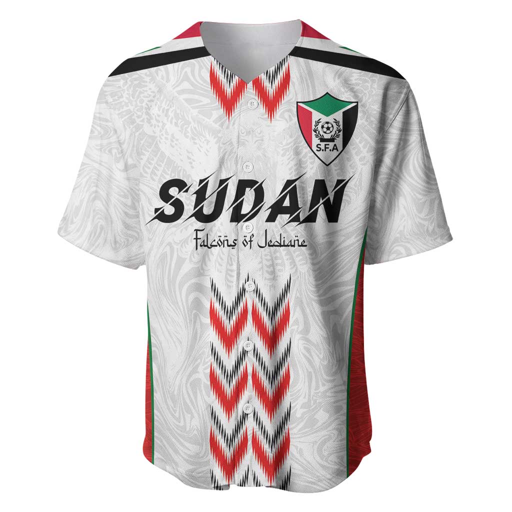 Custom Sudan Football Baseball Jersey Wings of Victory - Go Falcons of Jediane