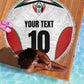 Custom Sudan Football Beach Blanket Wings of Victory - Go Falcons of Jediane