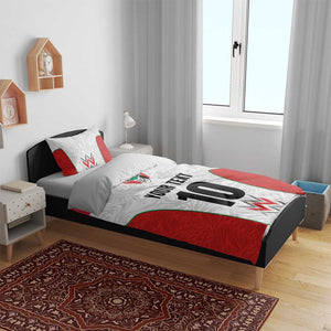 Custom Sudan Football Bedding Set Wings of Victory - Go Falcons of Jediane