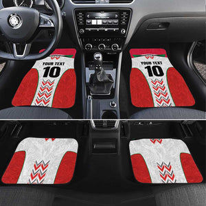 Custom Sudan Football Car Mats Wings of Victory - Go Falcons of Jediane