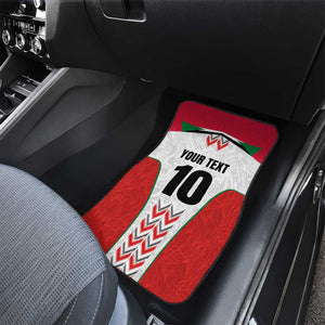 Custom Sudan Football Car Mats Wings of Victory - Go Falcons of Jediane