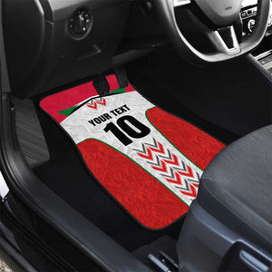 Custom Sudan Football Car Mats Wings of Victory - Go Falcons of Jediane