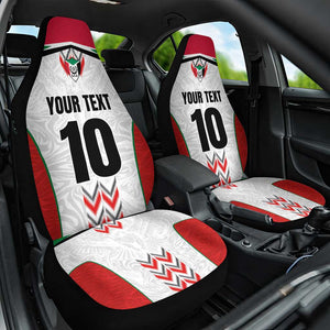 Custom Sudan Football Car Seat Cover Wings of Victory - Go Falcons of Jediane