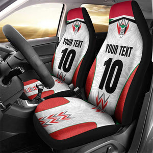 Custom Sudan Football Car Seat Cover Wings of Victory - Go Falcons of Jediane