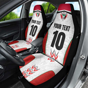 Custom Sudan Football Car Seat Cover Wings of Victory - Go Falcons of Jediane