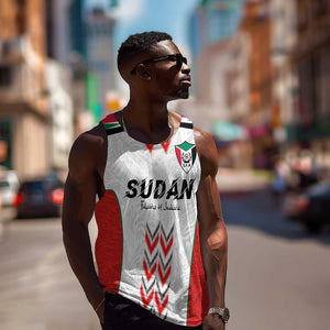 Custom Sudan Football Men Tank Top Wings of Victory - Go Falcons of Jediane