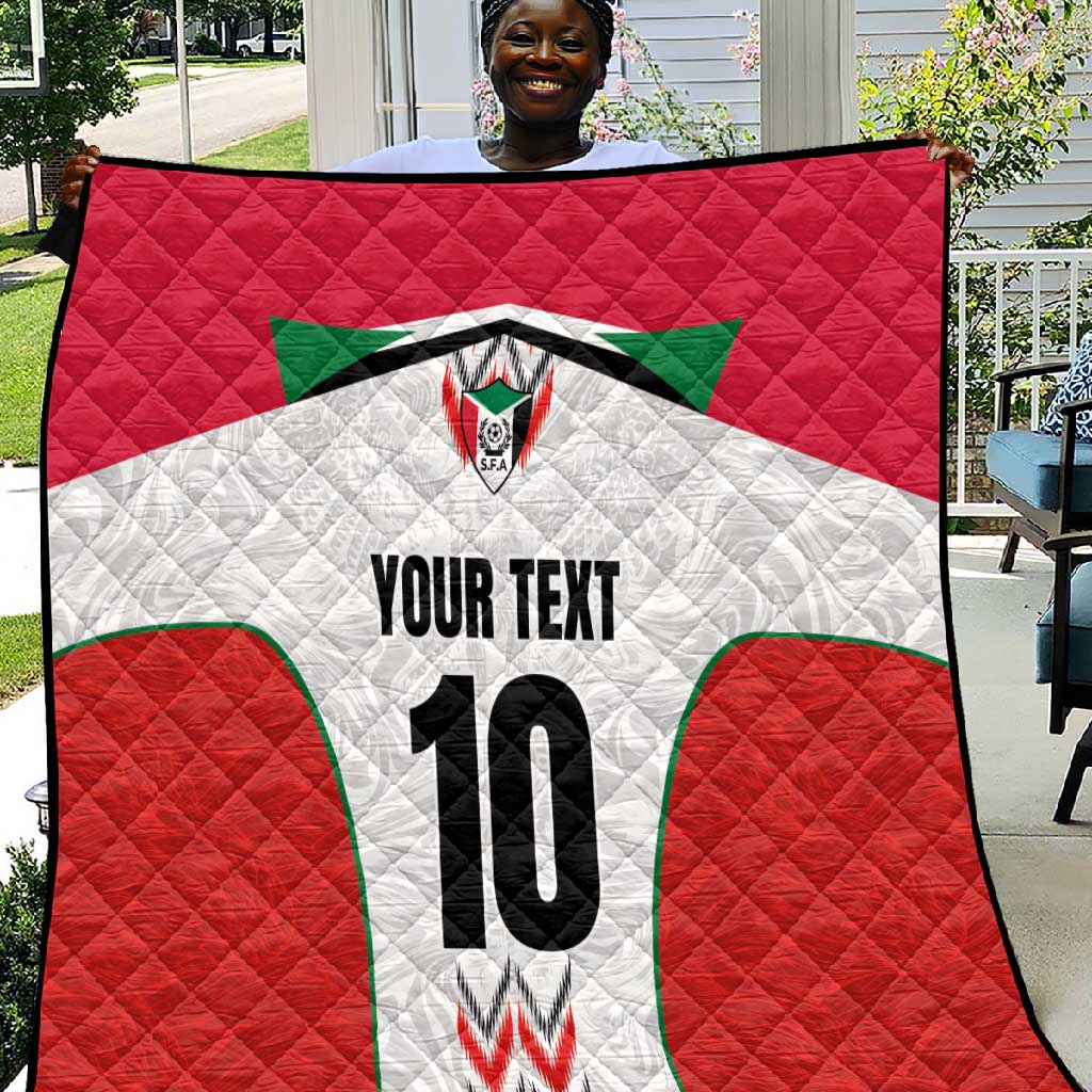 Custom Sudan Football Quilt Wings of Victory - Go Falcons of Jediane