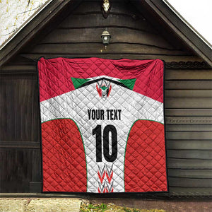 Custom Sudan Football Quilt Wings of Victory - Go Falcons of Jediane