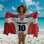 Custom Sudan Football Sarong Wings of Victory - Go Falcons of Jediane