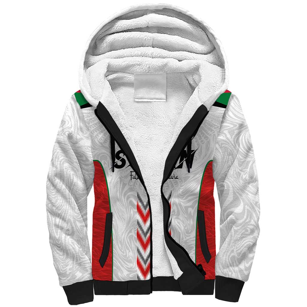 Custom Sudan Football Sherpa Hoodie Wings of Victory - Go Falcons of Jediane