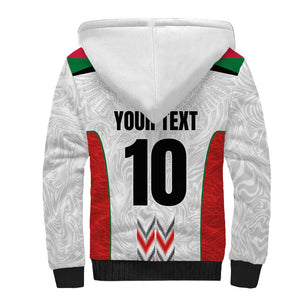 Custom Sudan Football Sherpa Hoodie Wings of Victory - Go Falcons of Jediane