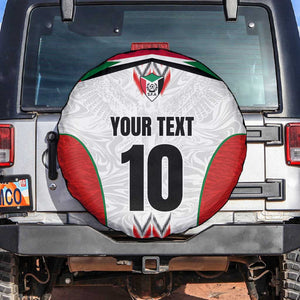 Custom Sudan Football Spare Tire Cover Wings of Victory - Go Falcons of Jediane