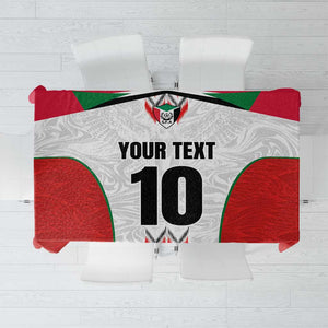 Custom Sudan Football Tablecloth Wings of Victory - Go Falcons of Jediane