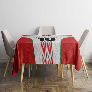 Custom Sudan Football Tablecloth Wings of Victory - Go Falcons of Jediane