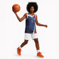 Haiti Football Custom Basketball Jersey Abstract Graphic Style Patriotic