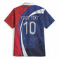 Haiti Football Custom Hawaiian Shirt Abstract Graphic Style Patriotic