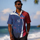 Haiti Football Custom Hawaiian Shirt Abstract Graphic Style Patriotic LT03