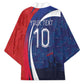 Haiti Football Custom Kimono Abstract Graphic Style Patriotic