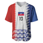 Haiti Football Custom Baseball Jersey Tribal African Abstract Graphic