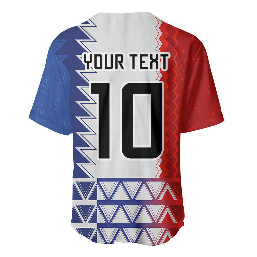 Haiti Football Custom Baseball Jersey Tribal African Abstract Graphic