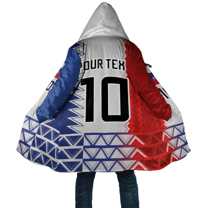 Haiti Football Custom Cloak Tribal African Abstract Graphic