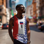 Haiti Football Custom Men Tank Top Tribal African Abstract Graphic
