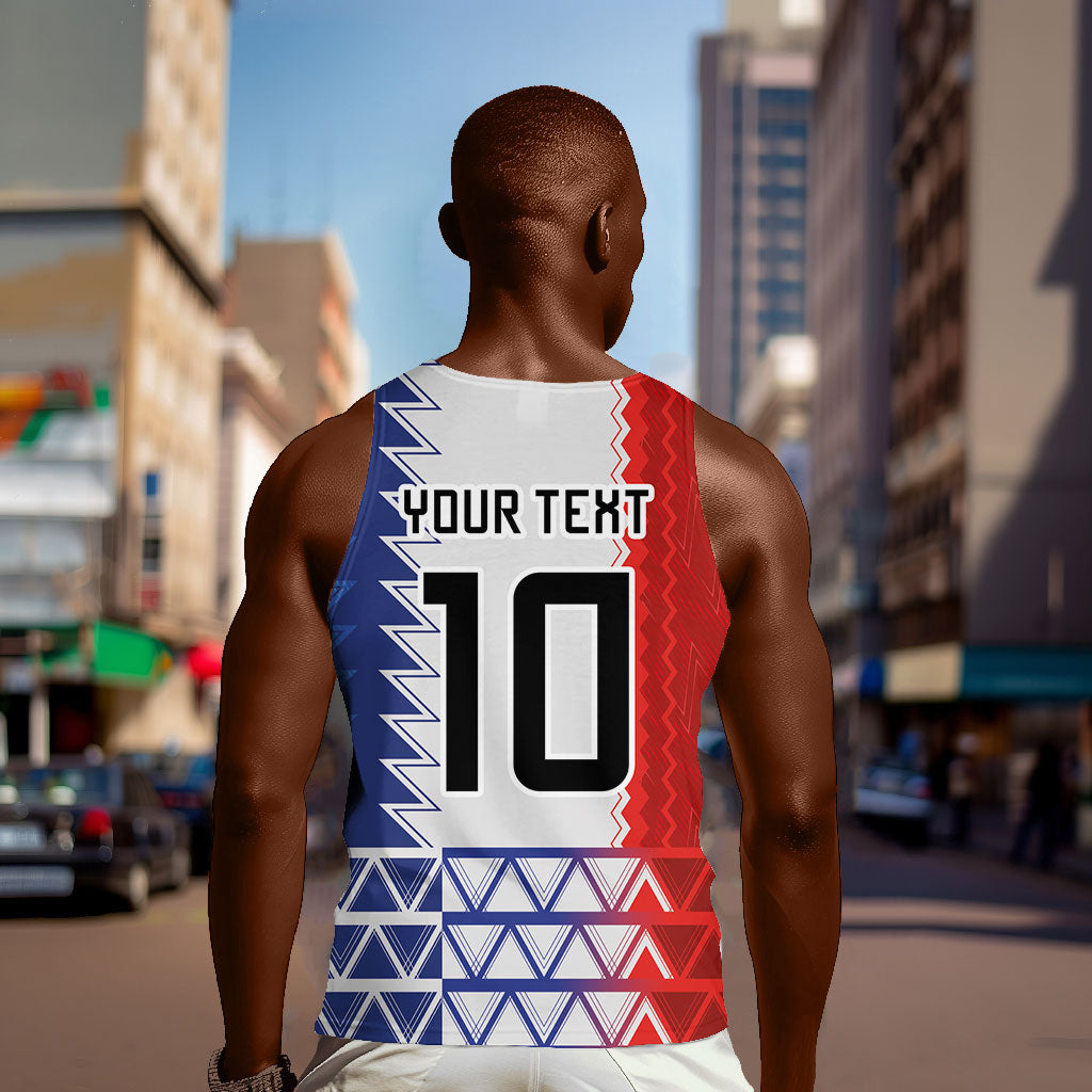 Haiti Football Custom Men Tank Top Tribal African Abstract Graphic