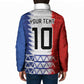 Haiti Football Custom Padded Jacket Tribal African Abstract Graphic