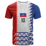 Haiti Football Custom T shirt Tribal African Abstract Graphic
