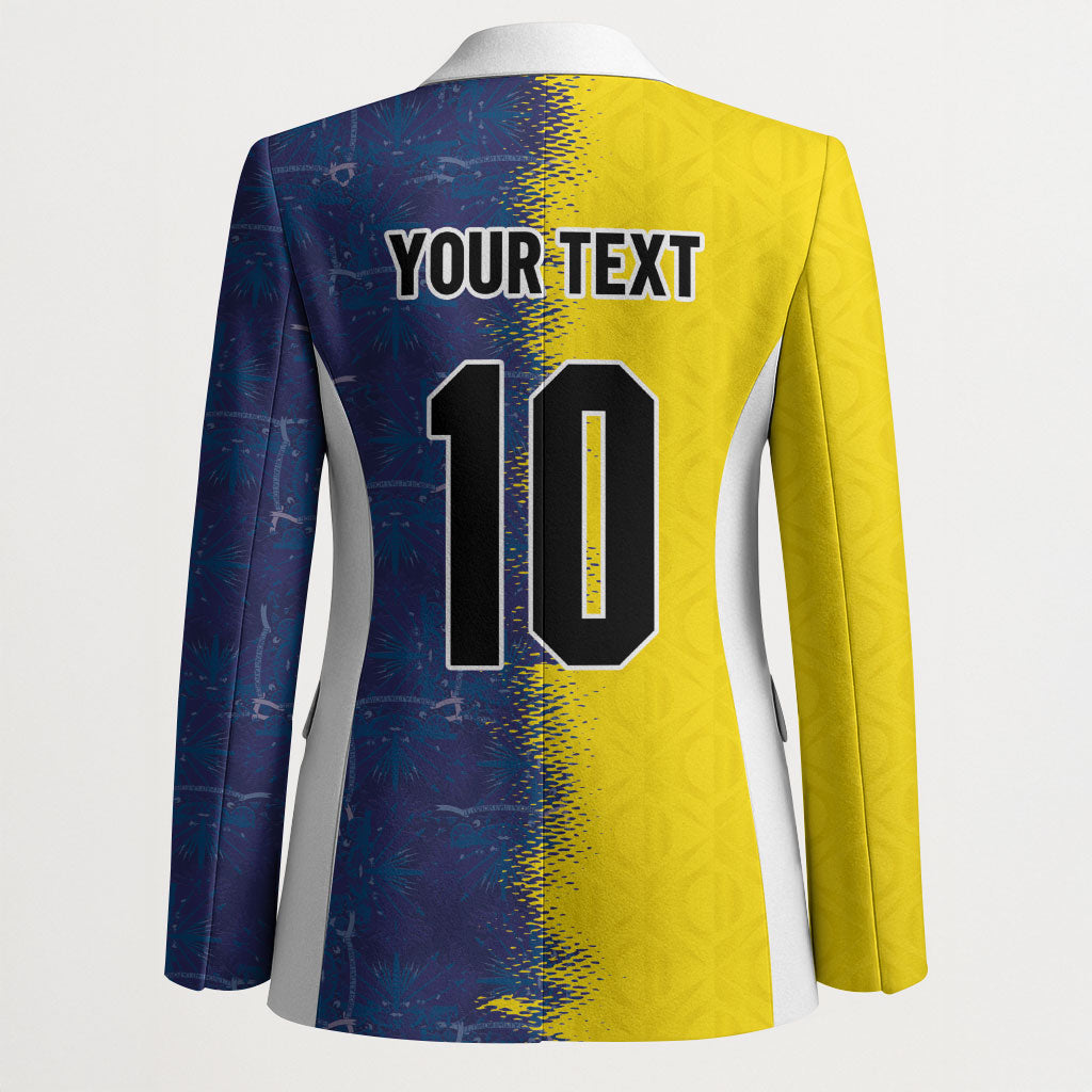 Haiti and Brazil Football Custom Blazer Splash Half Split