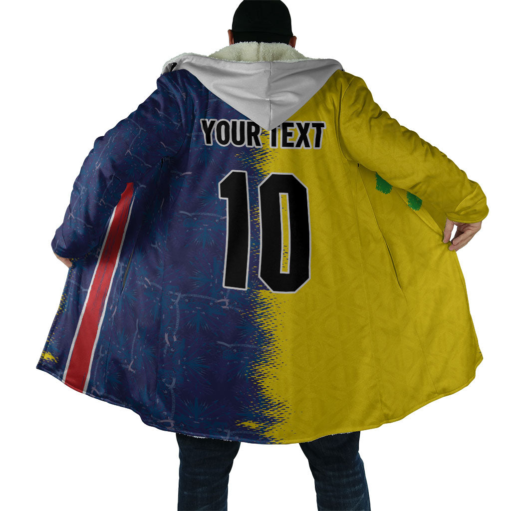 Haiti and Brazil Football Custom Cloak Splash Half Split