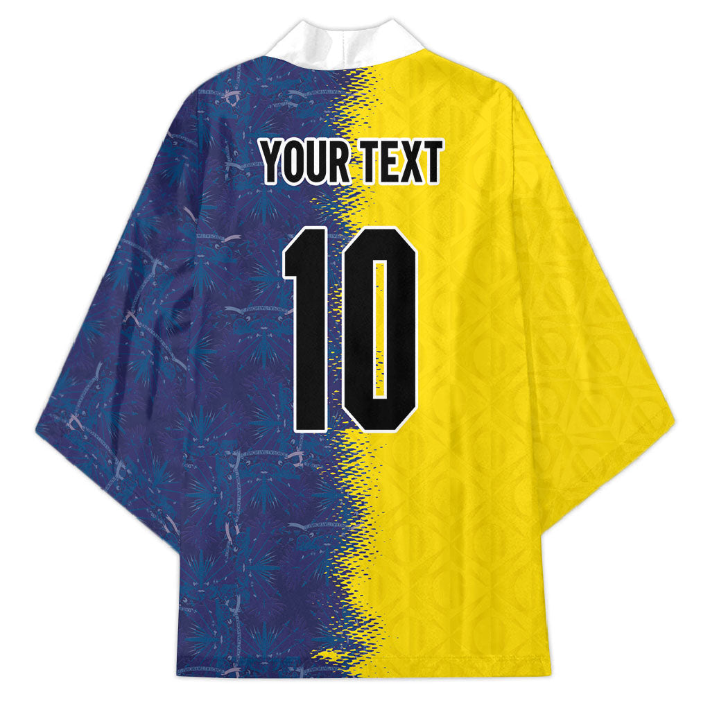 Haiti and Brazil Football Custom Kimono Splash Half Split