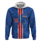 Cabo Verde Custom Hoodie Paint Brush Stroke Shark Pattern Map Design