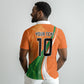 Cote D'Ivoire Football Custom Polo Shirt Abstract Wave Pattern Tribal Sporty Style LT03