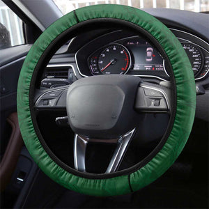 South Africa Rugby Steering Wheel Cover - Springbok Mascot, Players Fighting for Victory