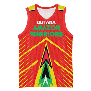 Guyana Cricket Amazon Warriors Custom Basketball Jersey Go Glory-Green Red Gold LT03