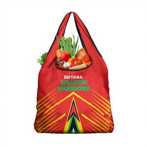 Guyana Cricket Amazon Warriors Grocery Bag Go Glory-Green Red Gold - African Pride