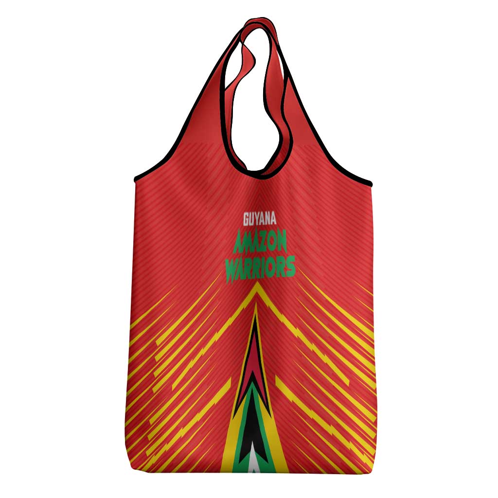 Guyana Cricket Amazon Warriors Grocery Bag Go Glory-Green Red Gold - African Pride