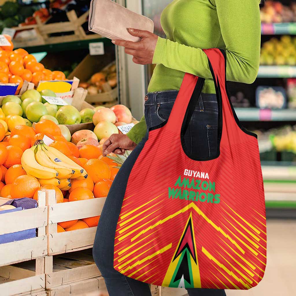 Guyana Cricket Amazon Warriors Grocery Bag Go Glory-Green Red Gold - African Pride