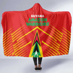 Guyana Cricket Amazon Warriors Hooded Blanket Go Glory-Green Red Gold - African Pride