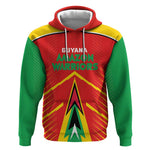 Guyana Cricket Amazon Warriors Custom Hoodie Go Glory-Green Red Gold - African Pride