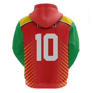 Guyana Cricket Amazon Warriors Custom Hoodie Go Glory-Green Red Gold - African Pride